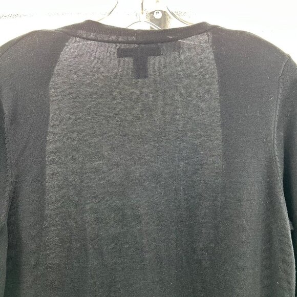 Amazon Essentials Women's Open Cardigan Black Size Medium Pockets - Picture 6 of 9